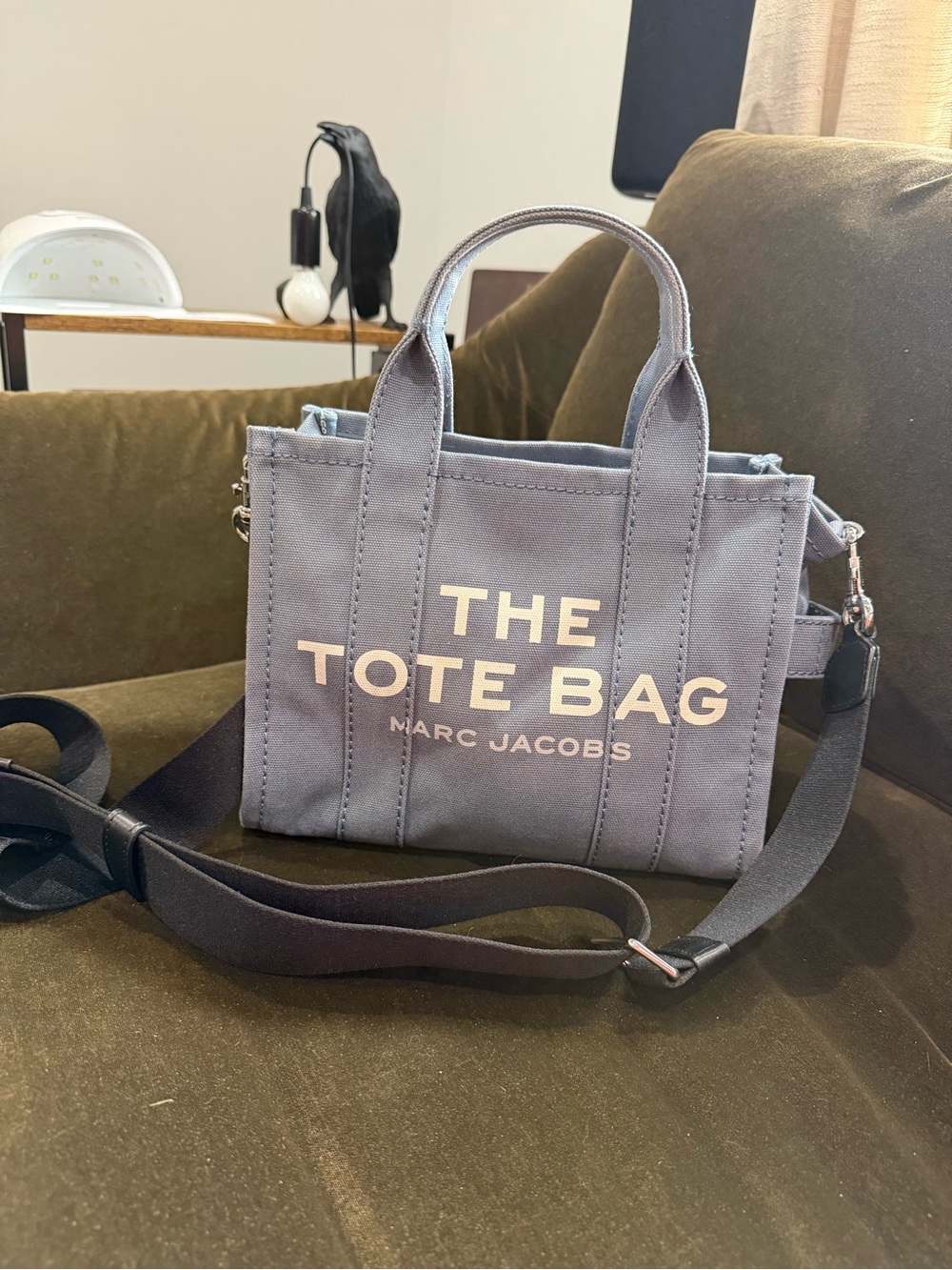 Marc Jacobs blueCanvas 'The Tote Bag' Crossbody Tote